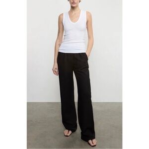 Enza Costa Black twill everywhere pant